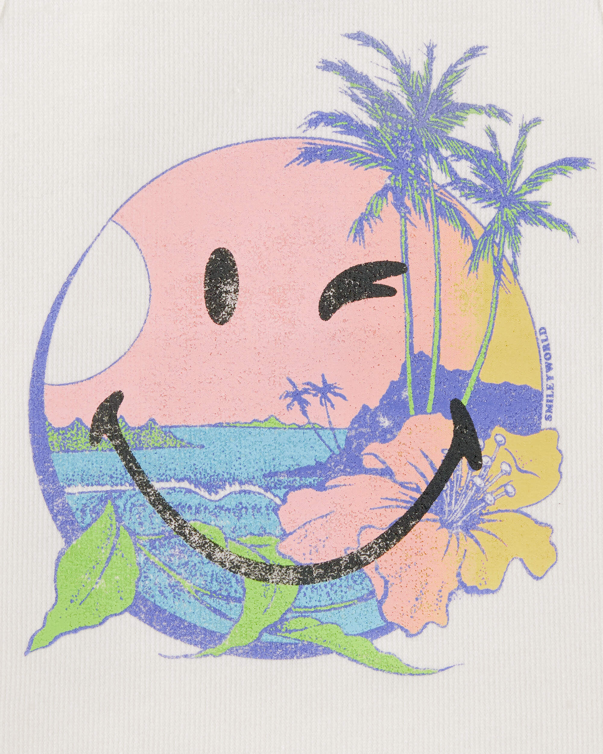 Kid SmileyWorld Graphic Tank - Cream 1 Kid SmileyWorld Graphic Tank - Cream