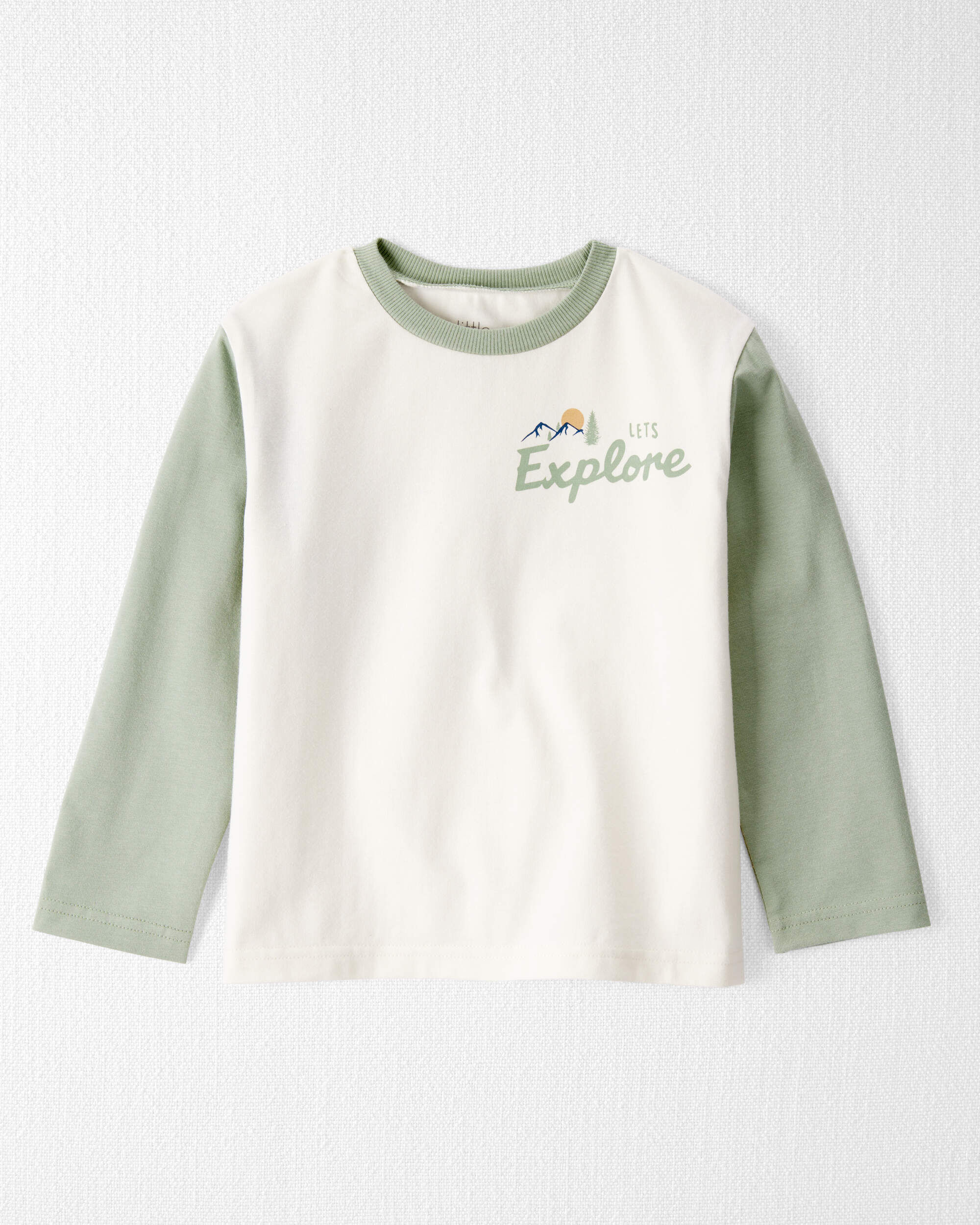 Toddler Organic Cotton Let's Explore Long-Sleeve Tee 1 Toddler Organic Cotton Let's Explore Long-Sleeve Tee