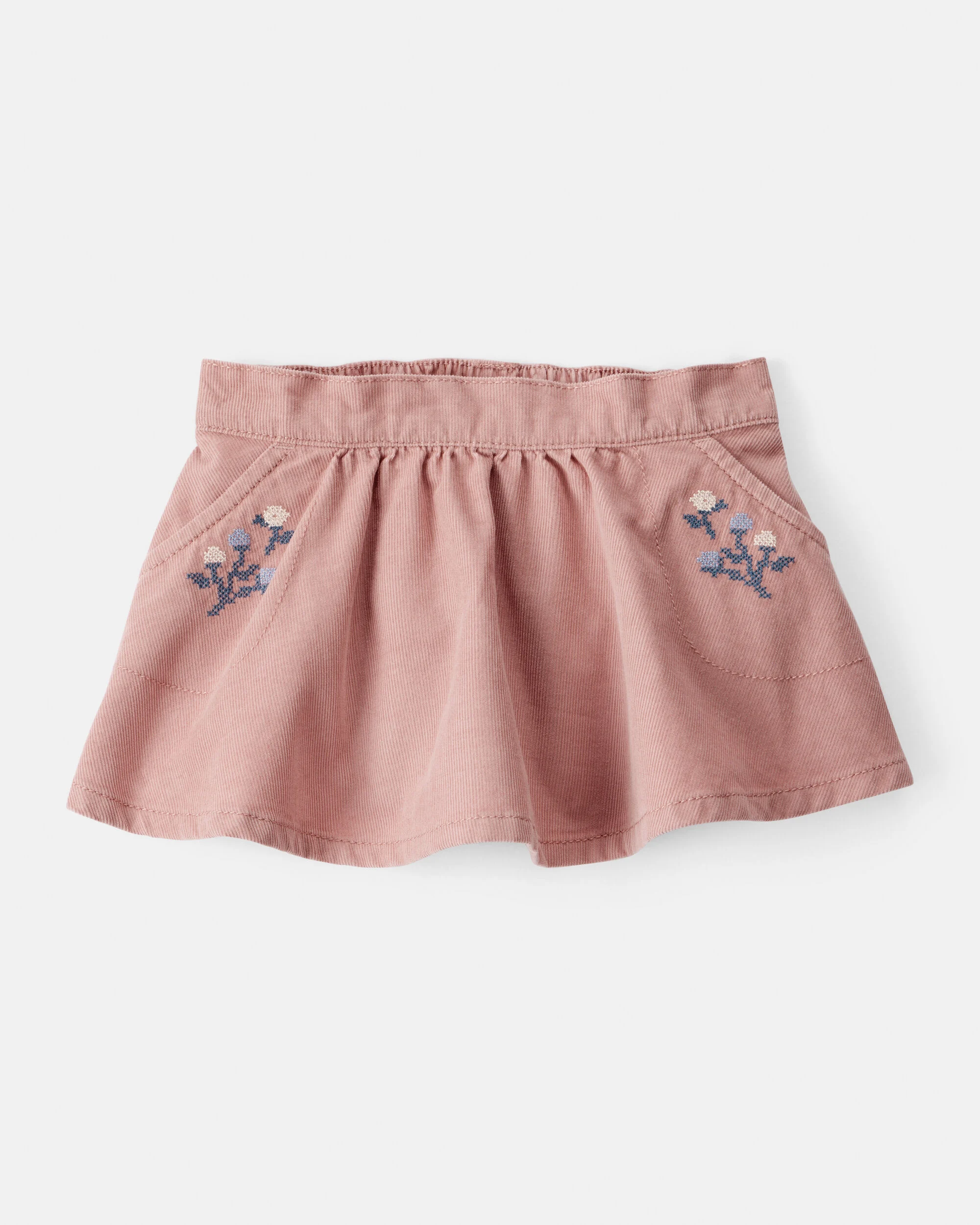 Baby Girl Corduroy Skirt - Pink 1 Baby Girl Corduroy Skirt - Pink