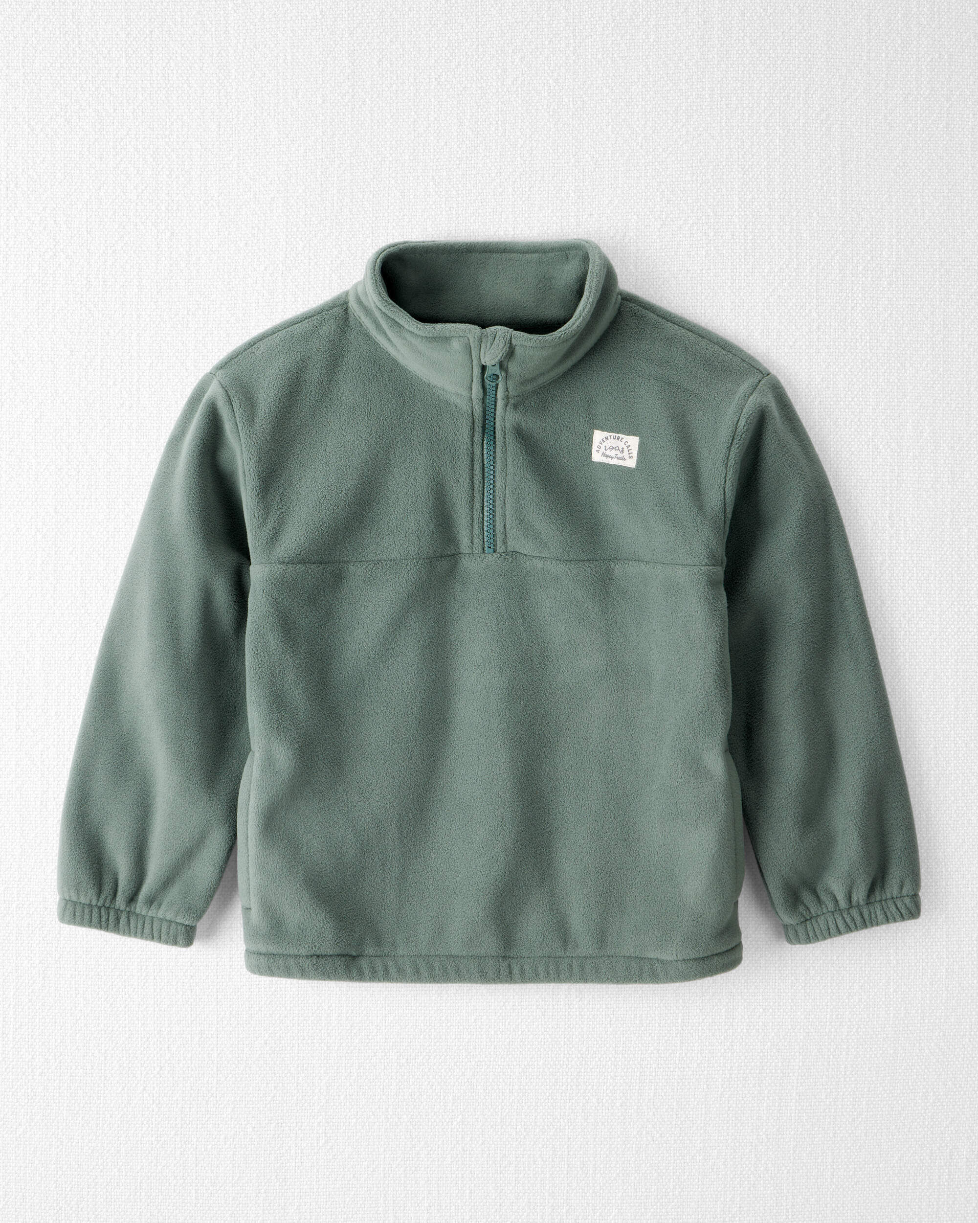 Girls Recycled Microfleece Pullover 1 Girls Recycled Microfleece Pullover