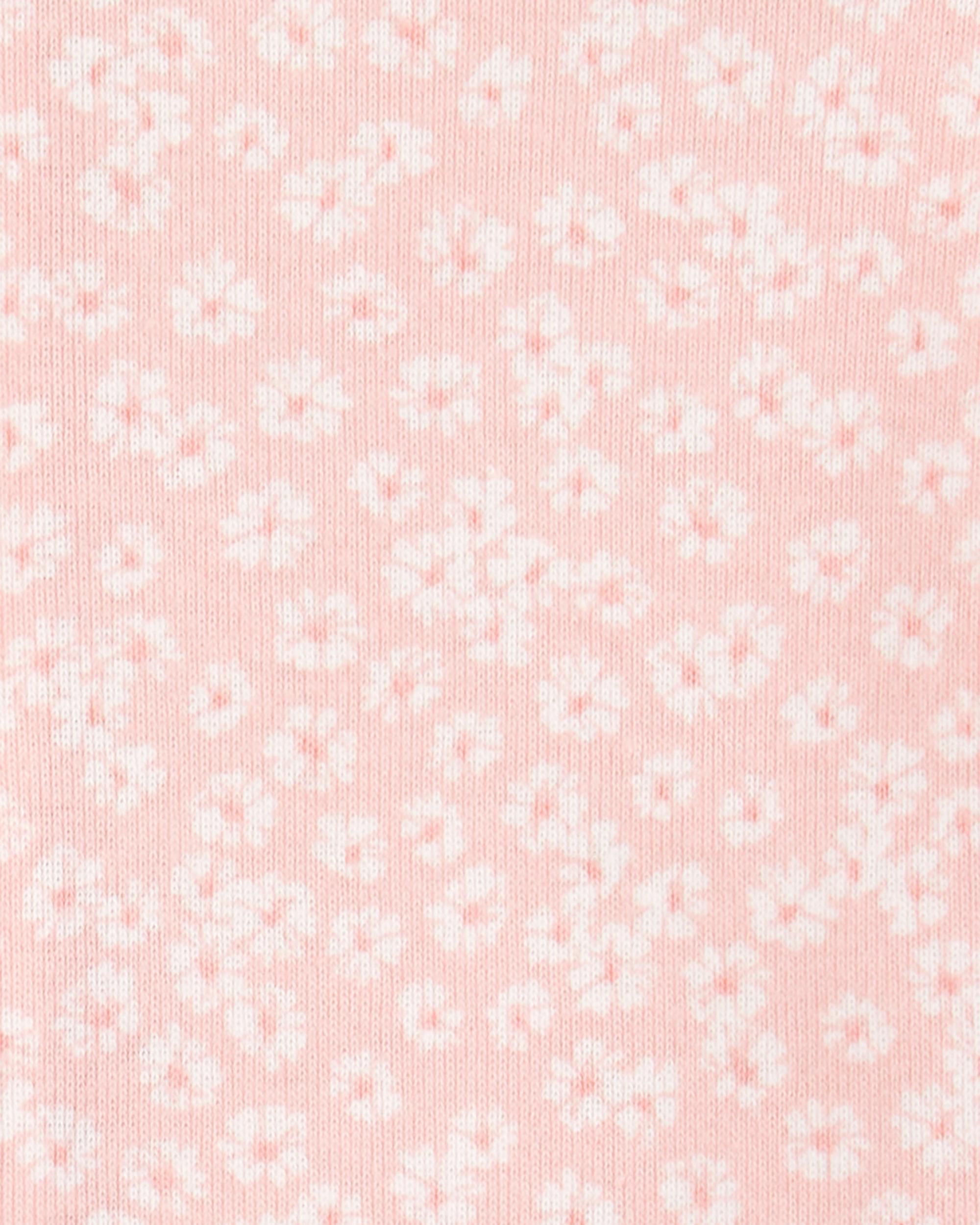 Baby 1-Piece Floral 100% Snug Fit Cotton Romper PJs 1 Baby 1-Piece Floral 100% Snug Fit Cotton Romper PJs
