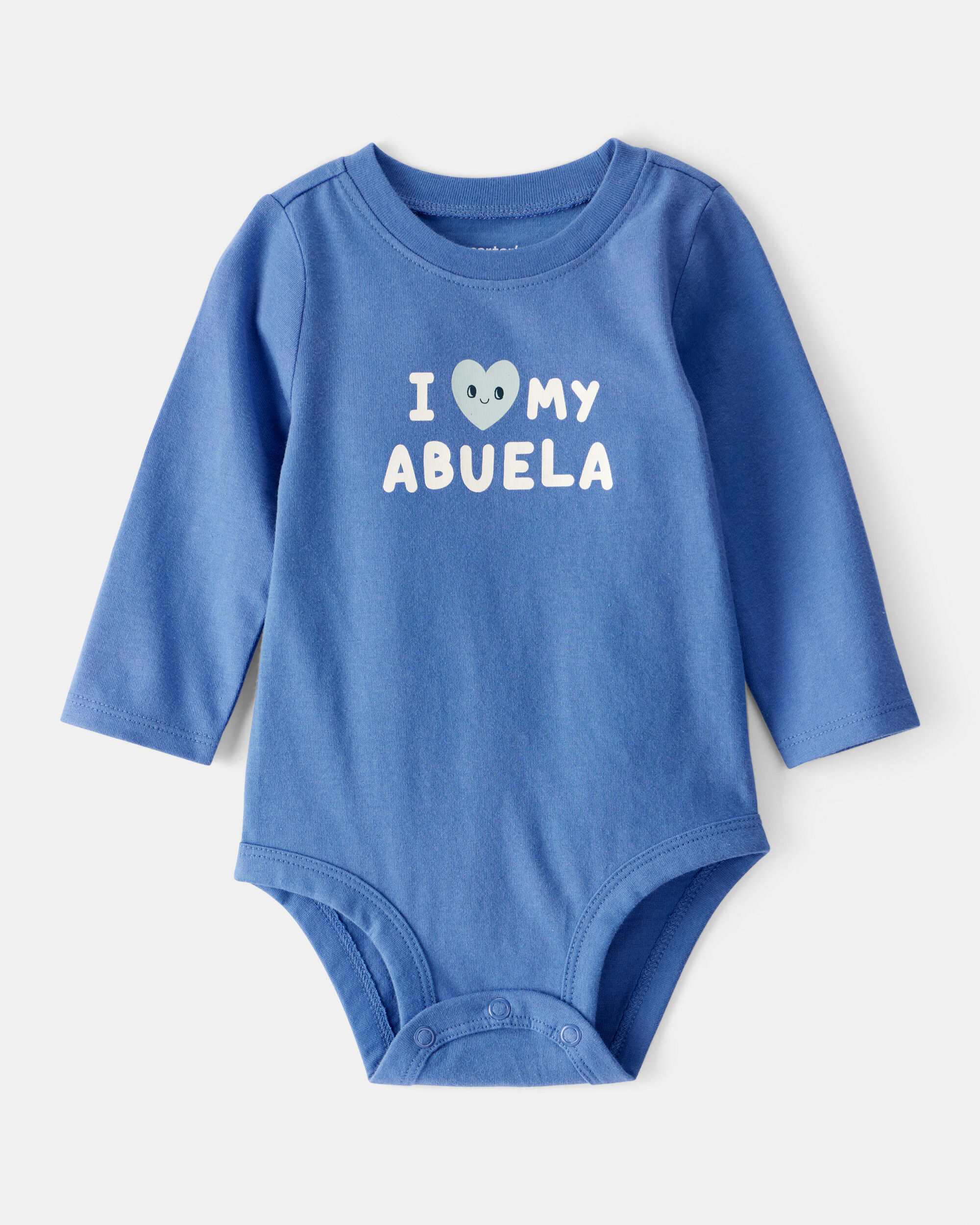 Baby Boy Abuela Long-Sleeve Graphic Bodysuit - Blue 1 Baby Boy Abuela Long-Sleeve Graphic Bodysuit - Blue
