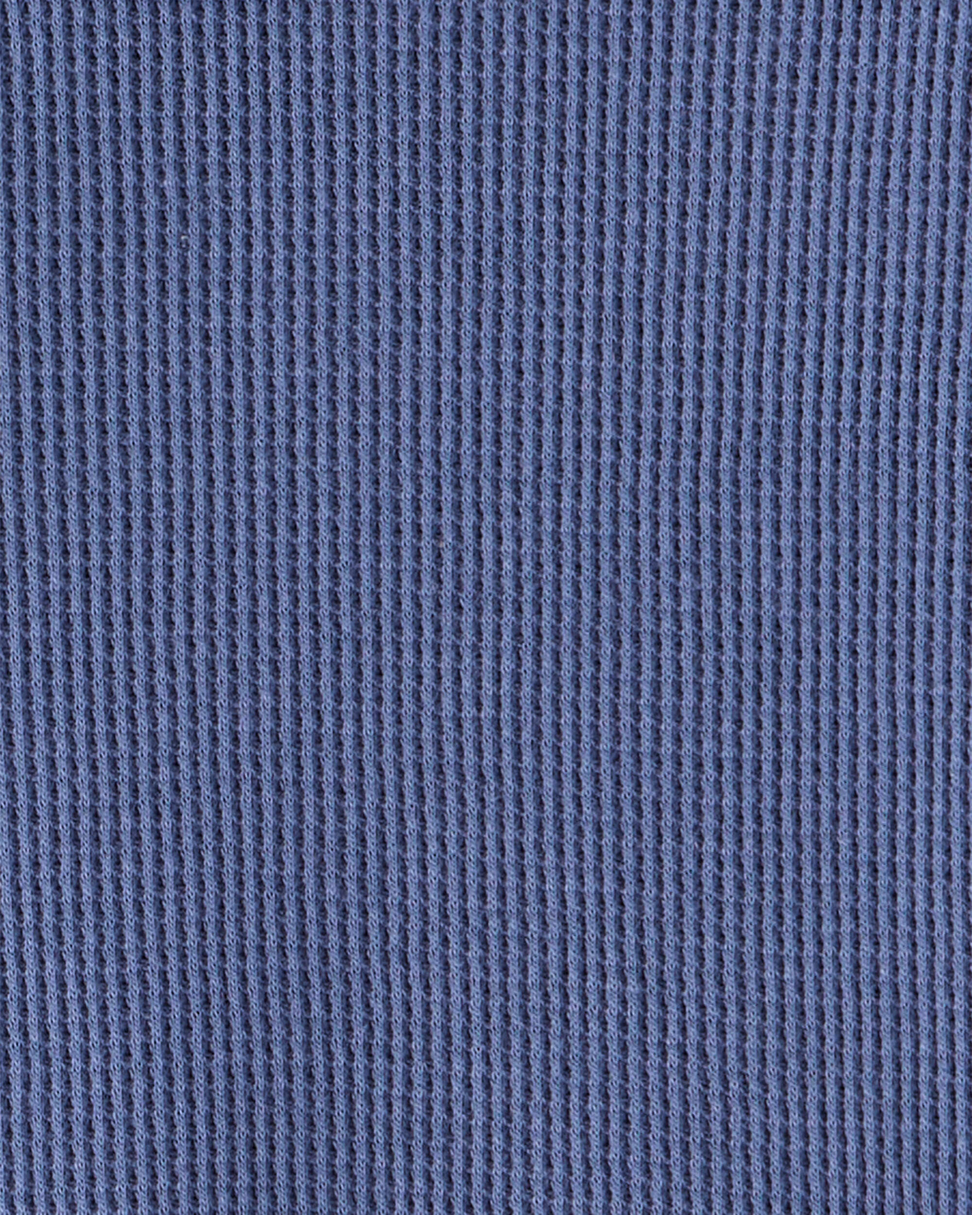 Toddler Boy Long-Sleeve Henley Shirt - Blue 4 Toddler Boy Long-Sleeve Henley Shirt - Blue